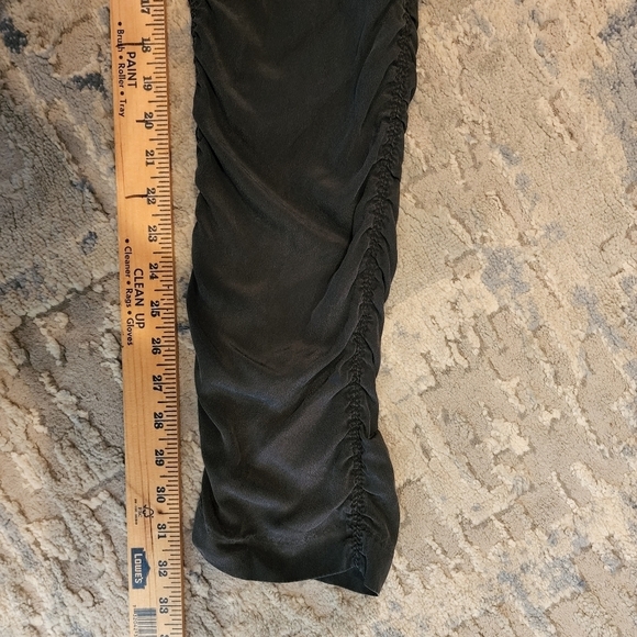 3.1 Phillip Lim black silk ruched joggers - Picture 14 of 14